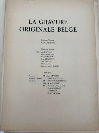 La Gravure Originale Belge - 8 album - 1935

A...
