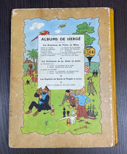 Hergé - Le Trésor de Rackham le Rouge - Dos...