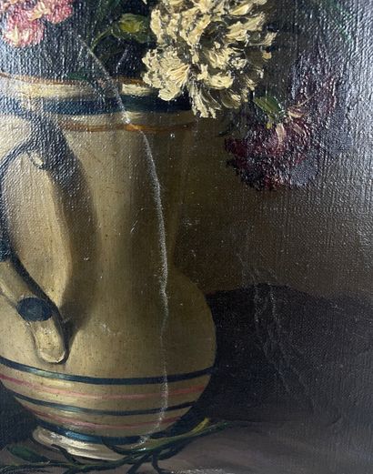 Lot of five works with floral and decorative...