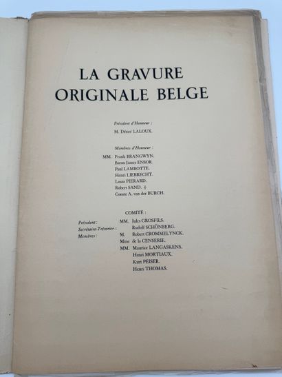 La Gravure Originale Belge - 9 album - 1937

Portfolio...