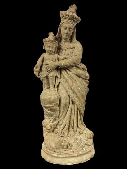 Crowned Virgin and Child 18th - early 19th...