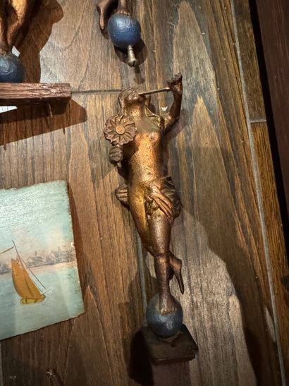 Frisian staartklok wall clock (19th century)...