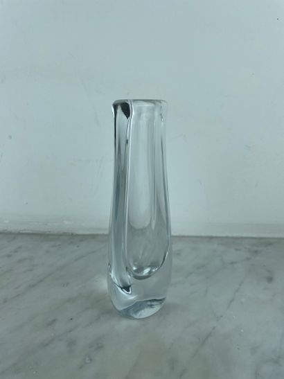 Daum France - Small soliflore vase in clear...