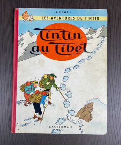 Hergé - Tintin au Tibet - Edition originale...