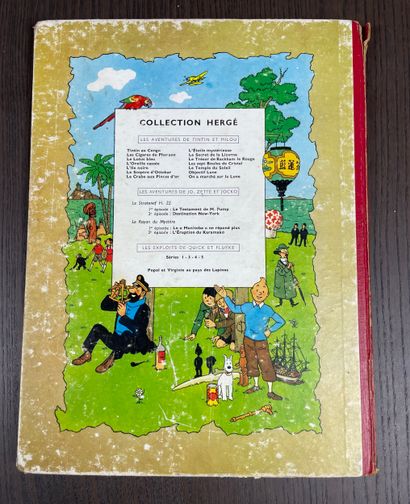 Hergé - Les Cigares du Pharaon - Edition...