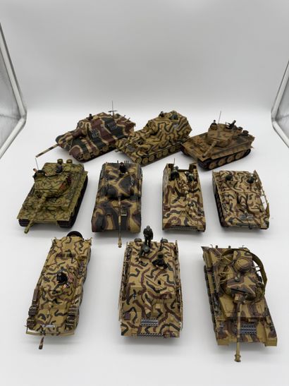 Set of 10 military tank models

Set of ten...