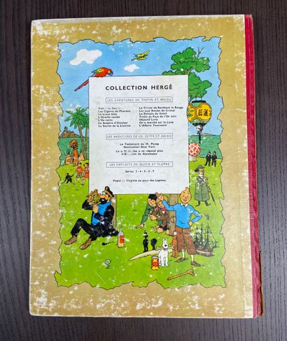Hergé - L’Affaire Tournesol - Dos rouge,...
