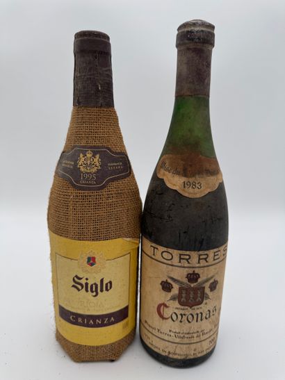 Lot de vins d’Espagne et divers
Comprenant...