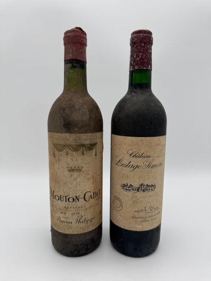 Lot de vins de Bordeaux
Comprenant : Château...