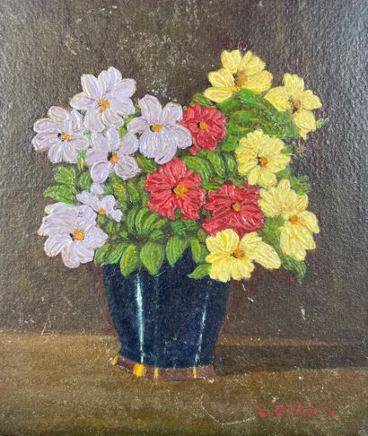 Lot of five works with floral and decorative...