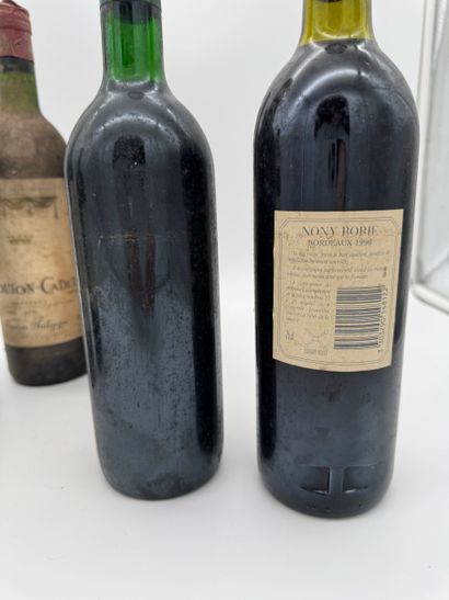 Lot de vins de Bordeaux
Comprenant : Château...