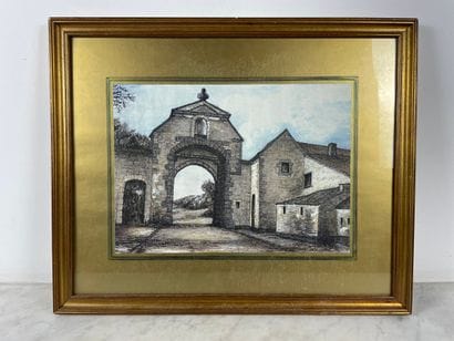 Bouffioux R. - Lobbes
Ink and wash heightened...