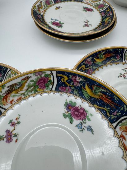 Service à café en porcelaine - M.F. Limoges...