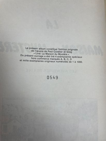 Cuvelier Paul - La Maison du Mystère - Original...