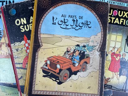 Hergé - Les Aventures de Tintin
Lot de 14...
