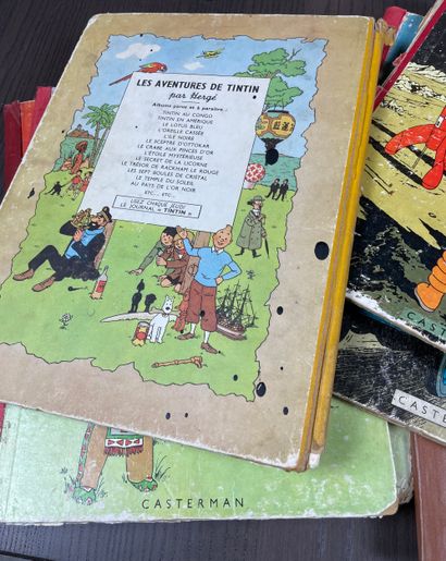 Hergé - Les Aventures de Tintin
Lot de 14...