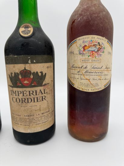 Lot de vins divers
Muscat de Saint-Jean-de-Minervois...