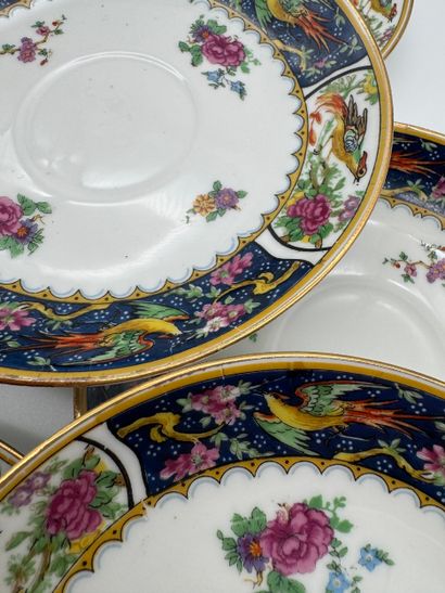 Service à café en porcelaine - M.F. Limoges...