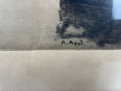 Apol Armand (1879-1950) - Small Dutch port

Etching...