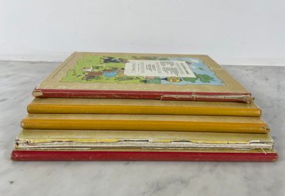 Hergé - Tintin - Ensemble de 5 albums : Editions...