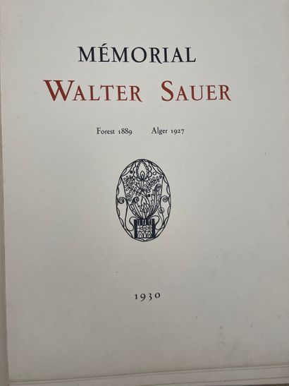 Walter Sauer (1889-1927) - Memorial

Brussels,...