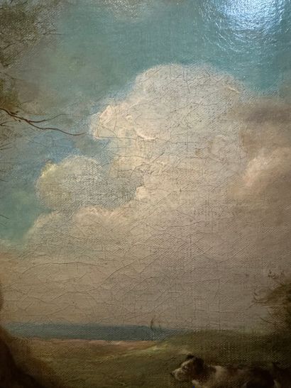 George Morland (1763-1804) - Pastoral scene...