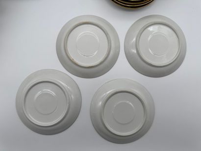 Service à café en porcelaine - M.F. Limoges...