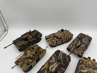 Set of 10 military tank models

Set of ten...