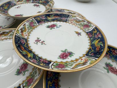 Service à café en porcelaine - M.F. Limoges...