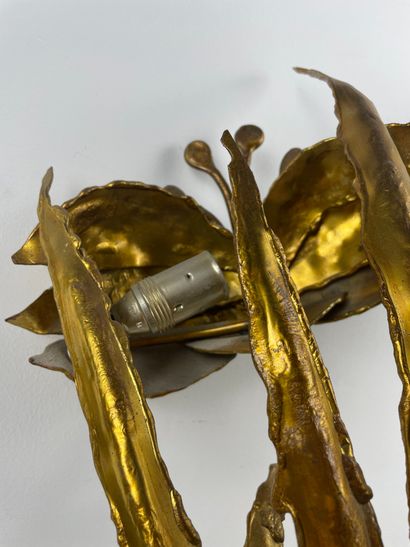 Moerenhout Paul (XX) - Brutalist wall sconce...