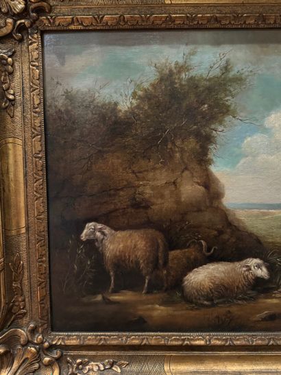 George Morland (1763-1804) - Pastoral scene...