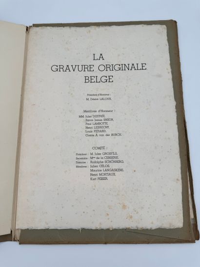 La Gravure Originale Belge - 7 album - 1934

A...