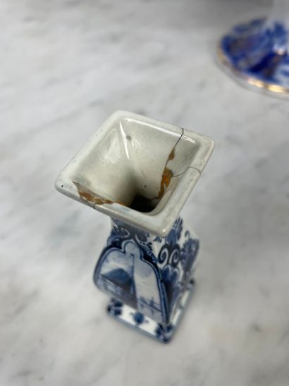 Lot de porcelaines/faïences et verre (Europe,...