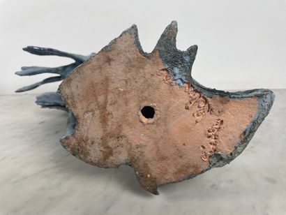 Unidentified ceramist - Large organic sculpture...