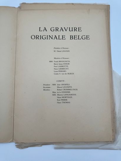 La Gravure Originale Belge - 10 albums -...