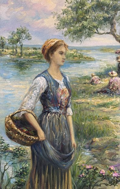 Jean-Baptiste Fournier - La Cueillette (II)
Huile...