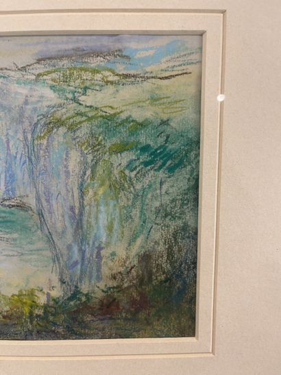 Charles Pelletier (1922-2005) - Etretat
Pastel...