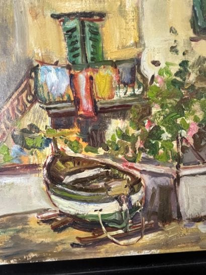 Marina Sedrac (1919-1999) - Le Jardiniet
Huile...