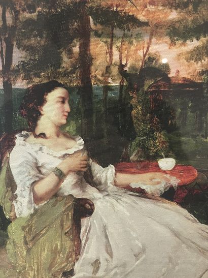 Gustave Courbet (1819-1877) - Détente au...