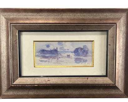 Gaston Sébire (1920-2001) - Reflets (1979)
Aquarelle,...