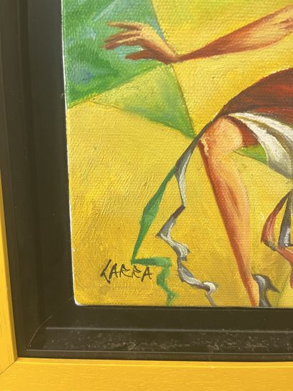 Jean Carra (XXe siècle) - Danseuse - Huile...