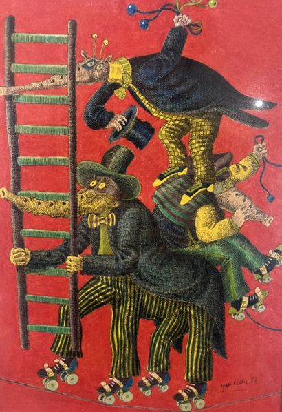 Yak Rivais (1939- ) - Le Cirque
Technique...