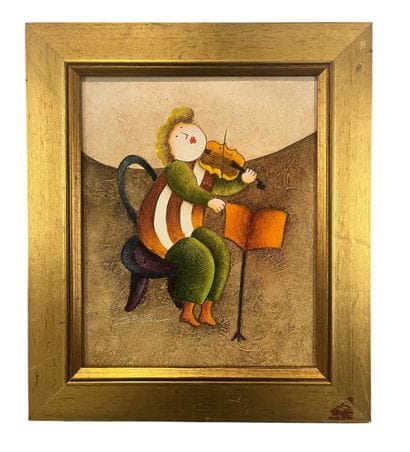 Joyce Roybal - Le violoniste
Huile sur toile...