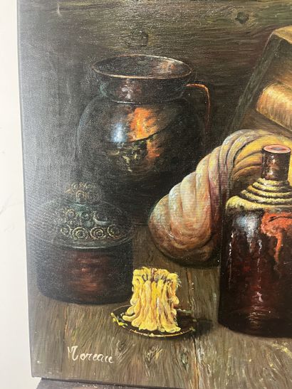 Nicolas Moreau (XX siècle) - Nature morte...