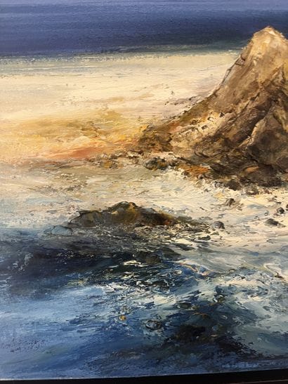 Francis Marechal (1952- ) - Mer agitée en...