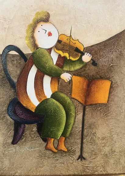 Joyce Roybal - Le violoniste
Huile sur toile...