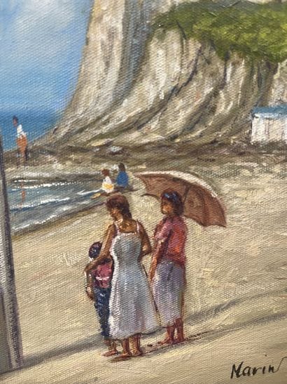 Gerald Marin - Les Falaises
Huile sur toile...