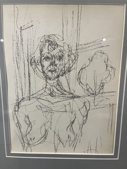 Alberto Giacometti (1901-1966) - Annette
Lithographie,...