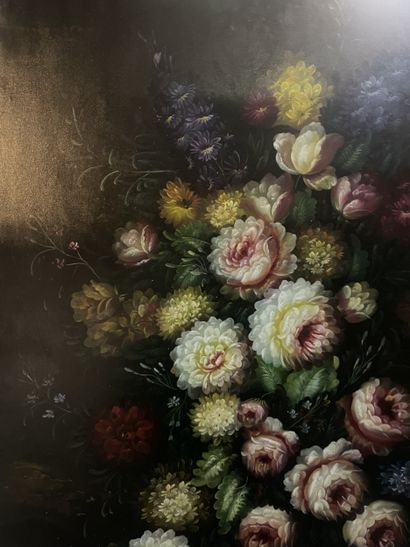 Peter Brooks - Bouquet luxuriant
Huile sur...