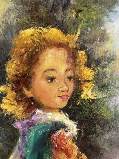 Fournier Jean-Baptiste (1959-) - Nathalie
Huile...